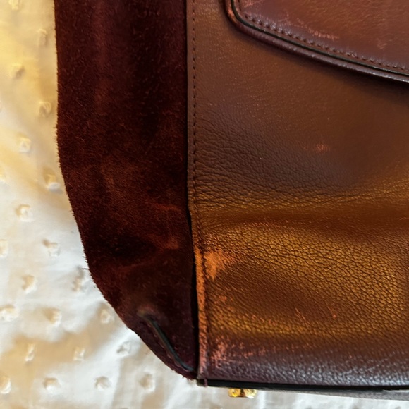 Kate Spade burgundy tote bag - Picture 7 of 10